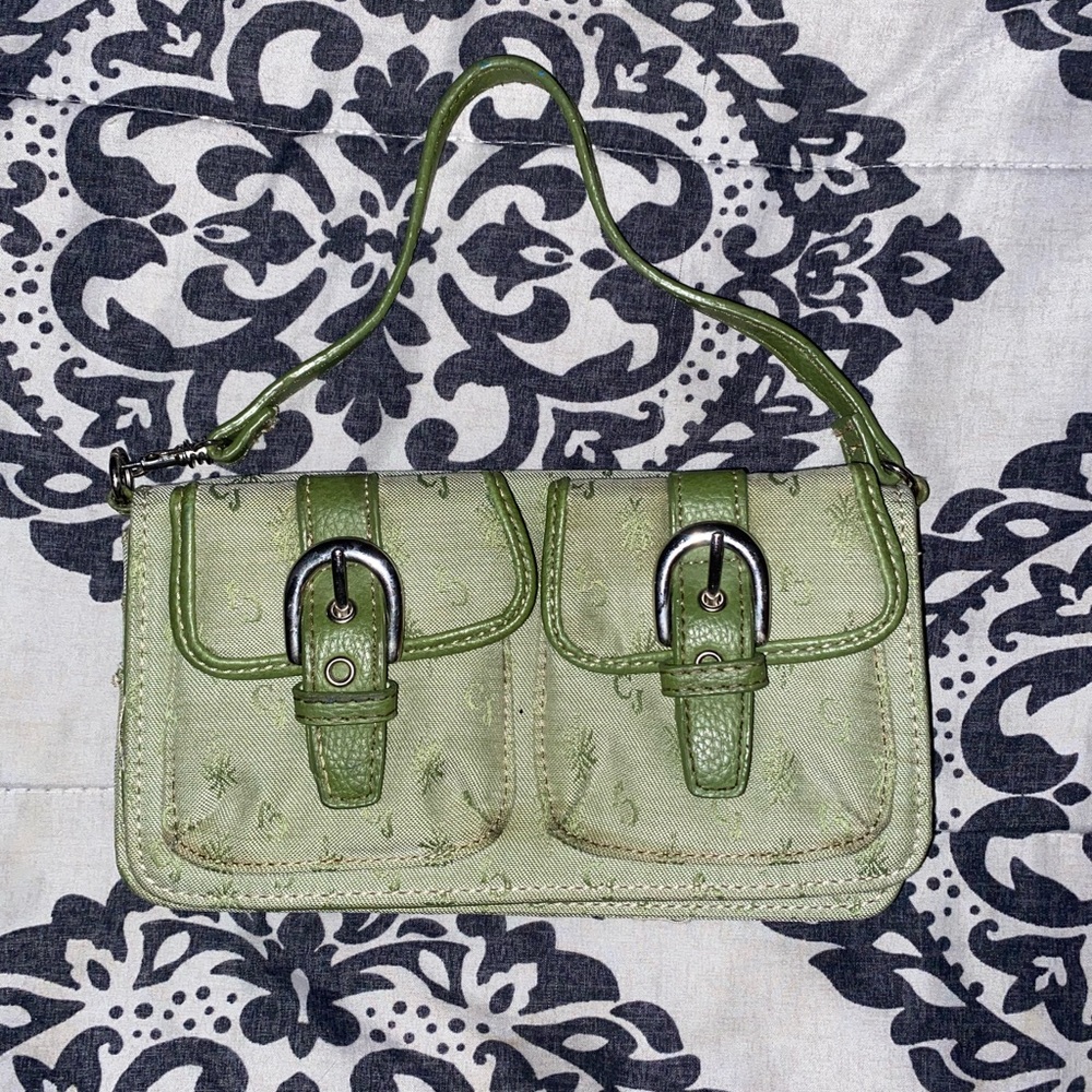 Caribbean Joe Small Green Purse/Wallet/Wristlet